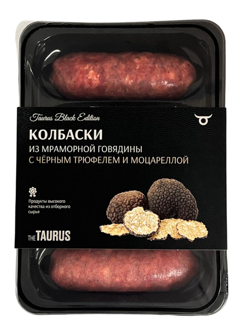 Колбаски из говядины Taurus с черным трюфелем охлажденные, 400г