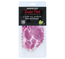 Стейк Мираторг Tender pork из свиной шейки мраморный охлажденный, 280г