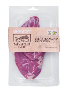 Стейк из говядины Мираторг Фермерский бычок Классик охлажденный, 340г
