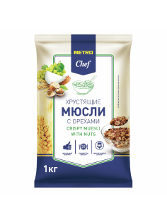METRO Chef Мюсли хрустящие с орехами, 1кг