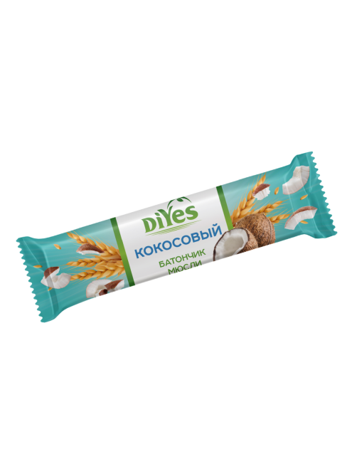 Батончик-мюсли DiYes Кокос, 25г