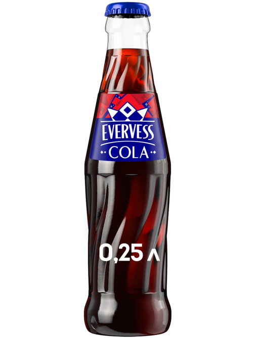 Напиток Evervess Cola газированный, 250мл