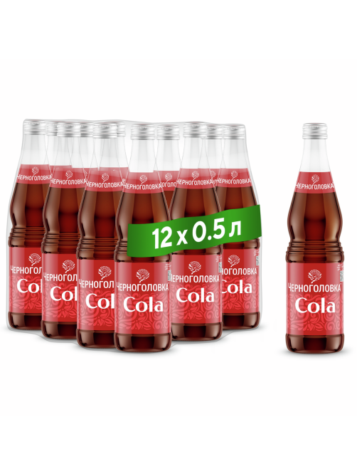 Напиток Черноголовка Cola сильногазированный, 500мл