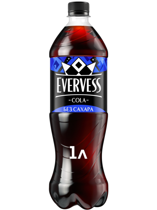 Напиток Evervess Cola без сахара газированный, 1л