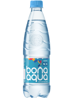 Вода BonaAqua питьевая негазированная, 500мл