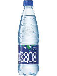 Вода BonaAqua питьевая газированная, 500мл