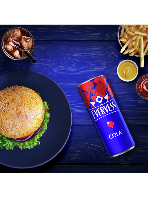 Напиток Evervess Cola газированный, 330мл