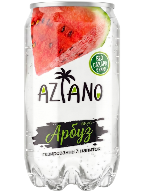 Напиток Aziano со вкусом арбуза газированный, 350мл
