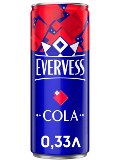Напиток Evervess Cola газированный, 330мл