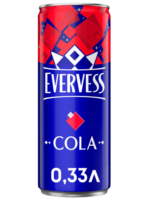 Напиток Evervess Cola газированный, 330мл
