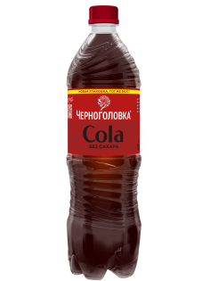 Напиток Черноголовка Cola без сахара сильногазированный, 1.5л
