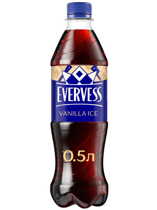 Напиток Evervess Cola Vanilla Ice вкус Ванильное мороженое газированный, 500мл