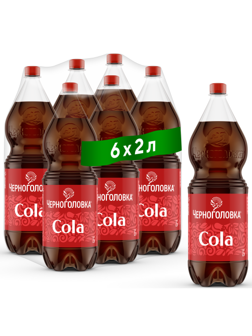 Напиток Черноголовка Cola сильногазированный, 2л