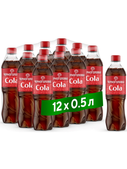 Напиток Черноголовка Cola сильногазированный, 500мл