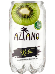 Напиток Aziano со вкусом киви газированный, 350мл