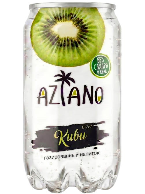 Напиток Aziano со вкусом киви газированный, 350мл