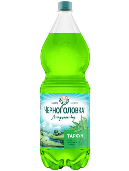 Лимонад Черноголовка Тархун газированный, 2л