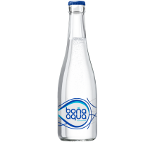 Вода BonaAqua питьевая газированная стекло, 330мл