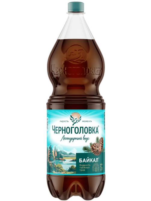 Лимонад Черноголовка Байкал сильногазированный, 2л