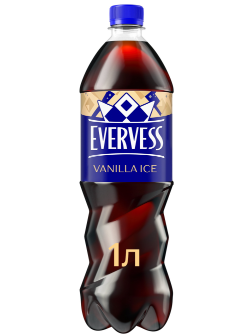 Напиток Evervess Cola Vanilla Ice вкус Ванильное мороженое газированный, 1л