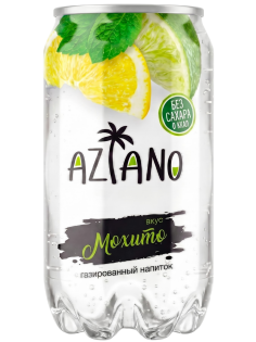 Напиток Aziano Мохито газированный, 350мл
