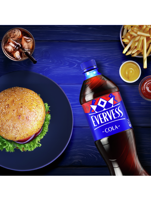 Напиток Evervess Cola газированный, 1л