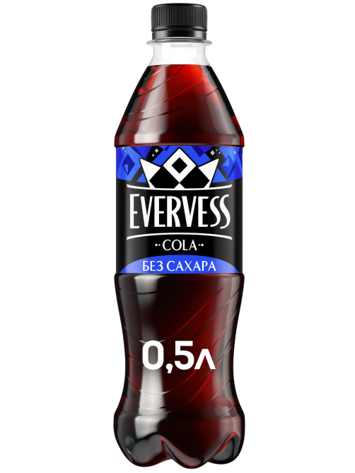 Напиток Evervess Cola без сахара газированный, 500мл