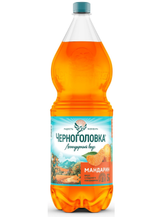 Лимонад Черноголовка Мандарин сильногазированный, 2л