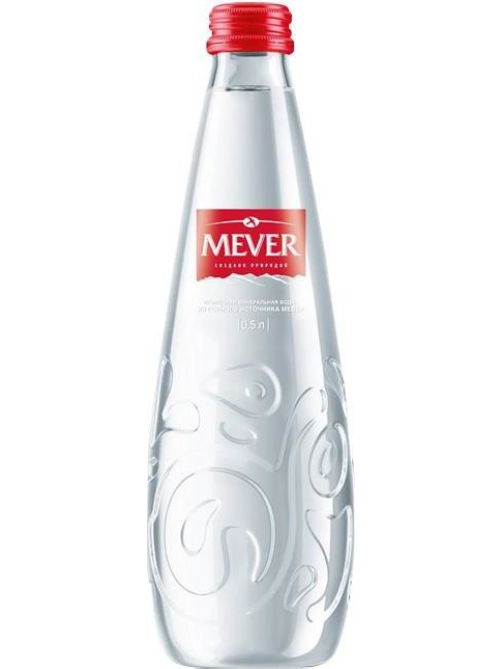 Вода Mever природная минеральная негазированная стекло, 500мл