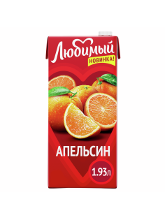 Напиток сокосодержащий Любимый апельсиновый, 1.93л