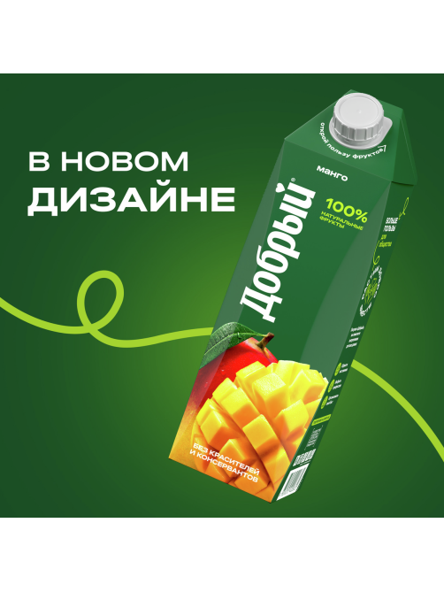 Напиток сокосодержащий Добрый манговый, 1л
