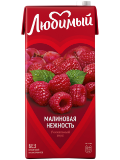 Напиток сокосодержащий Любимый Малиновая нежность, 950мл
