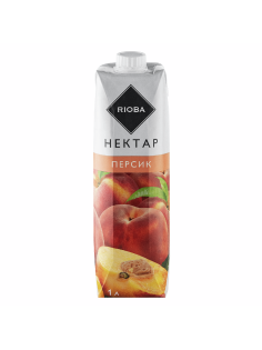 RIOBA Нектар персиковый с мякотью, 1л