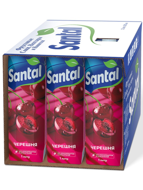 Нектар Santal черешневый, 1л