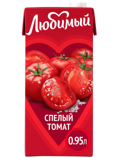 Нектар Любимый Спелый томат с мякотью, 950мл