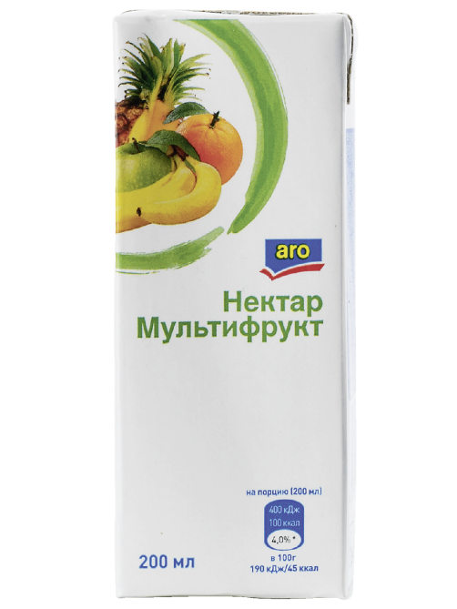 aro Нектар мультифруктовый, 200мл