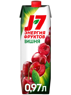 Нектар J7 вишневый, 970мл