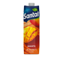 Нектар Santal манговый с мякотью, 1л