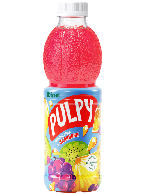 Напиток сокосодержащий Pulpy Тропический с мякотью, 900мл