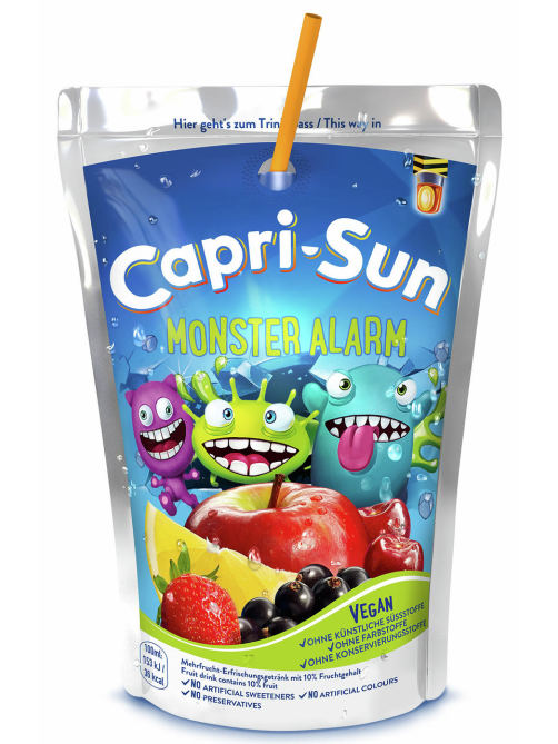 Напиток сокосодержащий Carpi-Sun Monster Alarm, 200мл