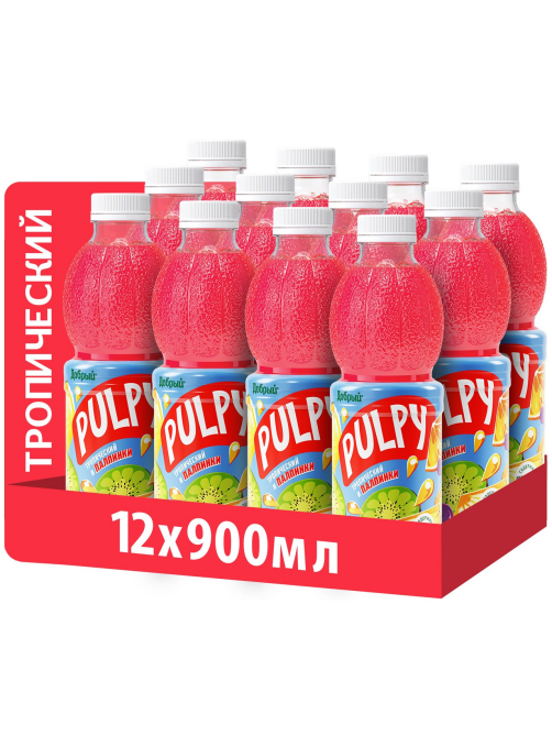 Напиток сокосодержащий Pulpy Тропический с мякотью, 900мл