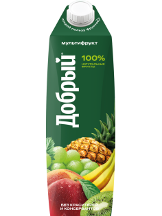 Нектар Добрый мультифруктовый, 1л