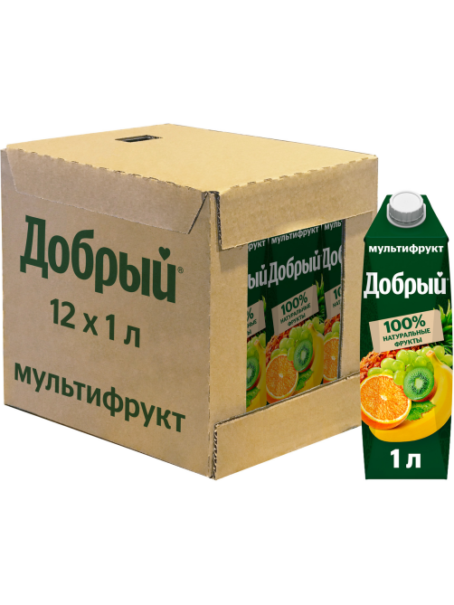 Нектар Добрый мультифруктовый, 1л