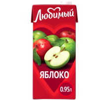 Напиток сокосодержащий Любимый яблочный, 950мл