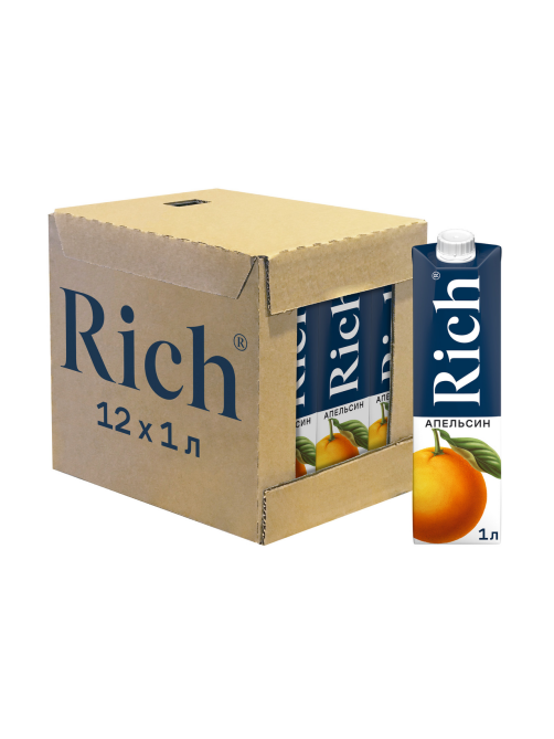 Нектар Rich апельсиновый, 1л