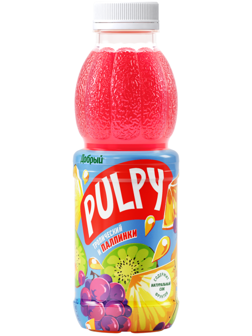 Напиток сокосодержащий Pulpy Тропический с мякотью, 450мл