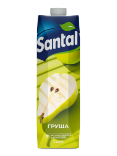 Нектар Santal грушевый с мякотью, 1л