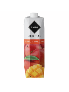RIOBA Нектар манговый с мякотью, 1л