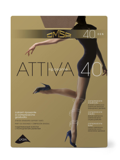 Колготки женские Omsa Attiva 40 den телесные, размер 5