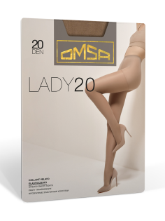 Колготки женские Omsa Lady бежевые, размер 4